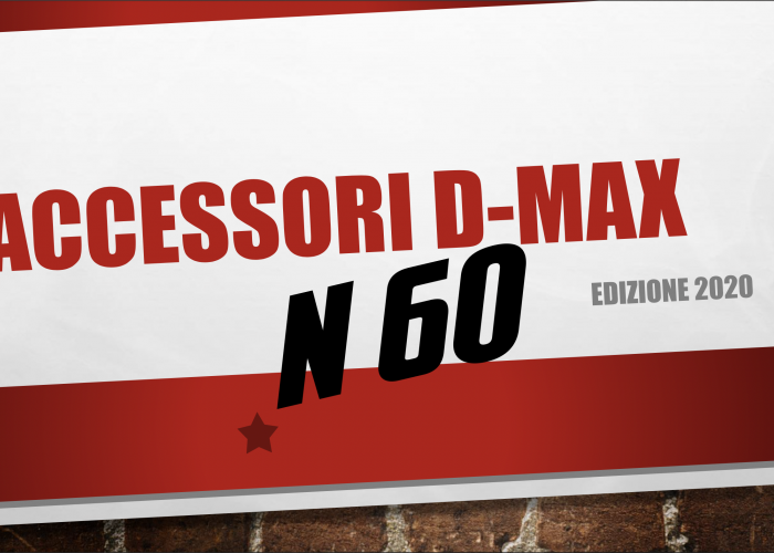 Catalogo Accessori D-Max edizione 2020